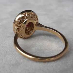 ML194 Or 18K, rubis et diamants