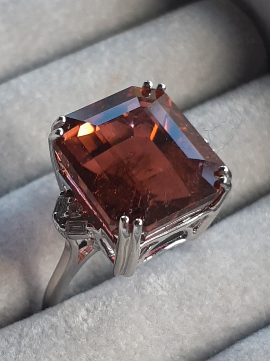 ML078 Or 18K, tourmaline et diamants – Image 2