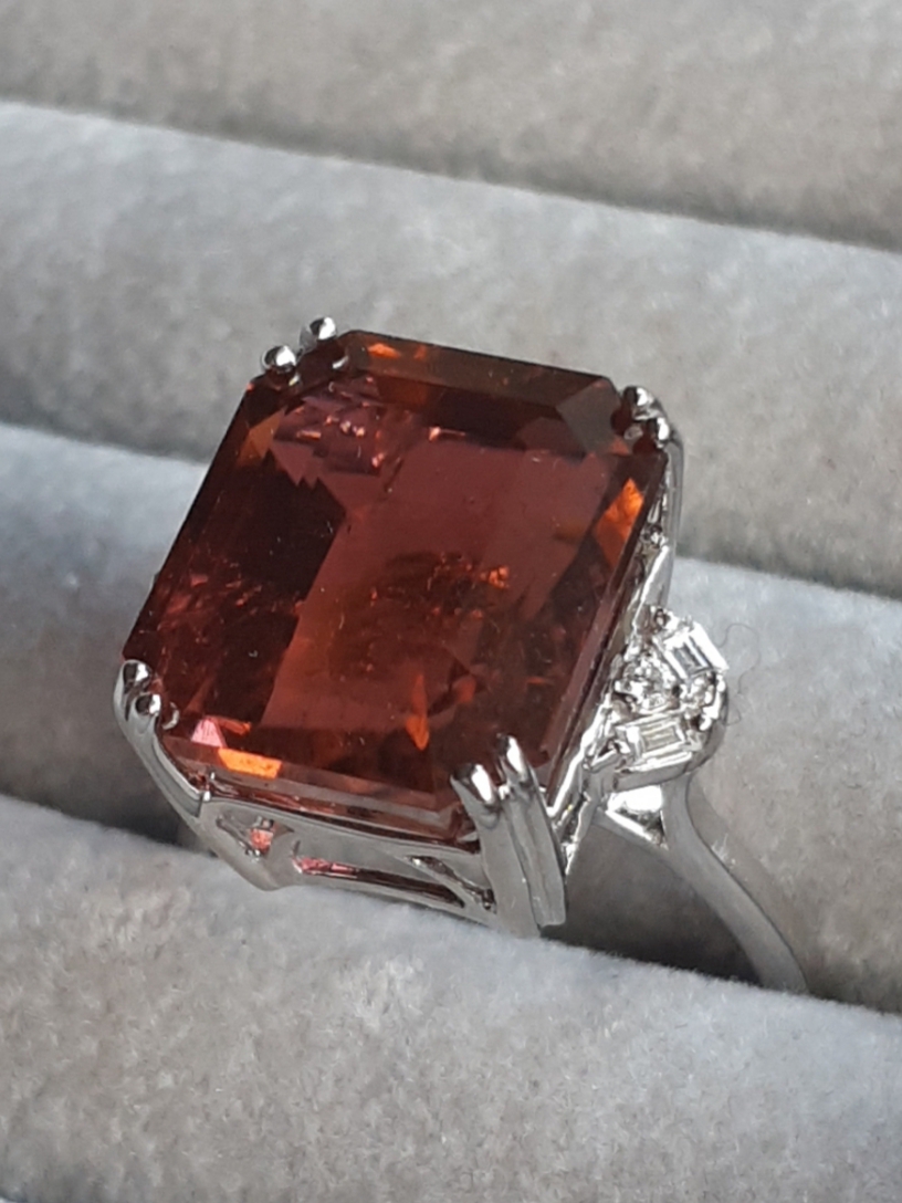 ML078 Or 18K, tourmaline et diamants – Image 3