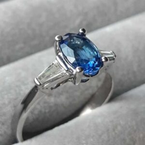 ML51B Or 18K, saphir et diamants