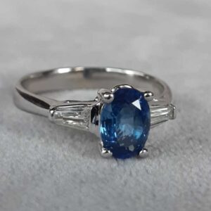 ML51B Or 18K, saphir et diamants