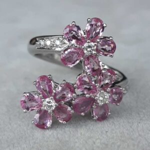 ML050 Or 18K, saphirs et diamants