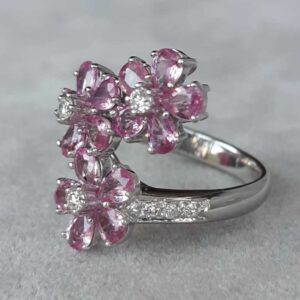 ML050 Or 18K, saphirs et diamants