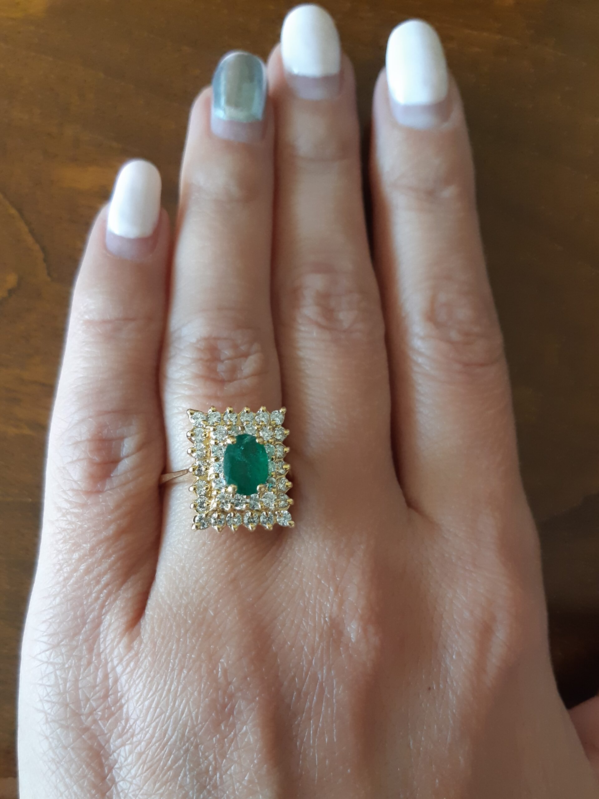 ML082 Or 18K, émeraude et diamants – Image 6