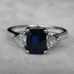 ML51C Or 18K, saphir et diamants