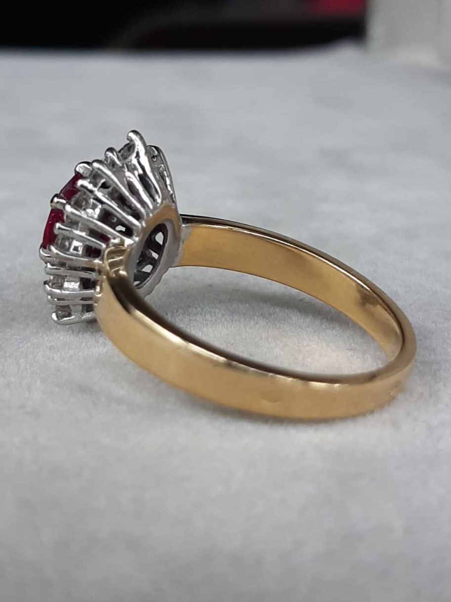 ML186 Or 18K, rubis et diamants – Image 5