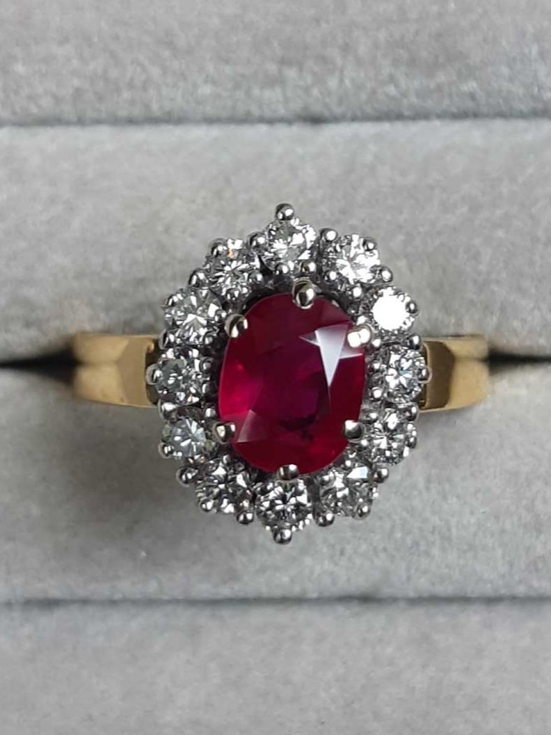 ML186 Or 18K, rubis et diamants – Image 7