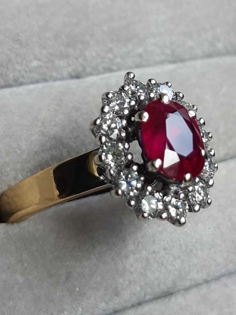 ML186 Or 18K, rubis et diamants – Image 8