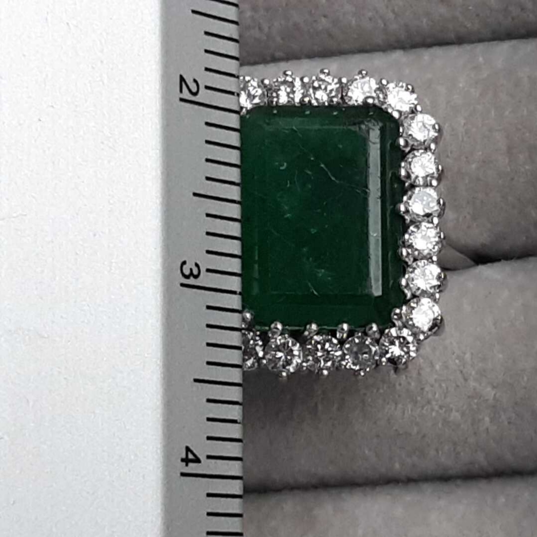 ML030 Or 14K, émeraude et diamants – Image 4