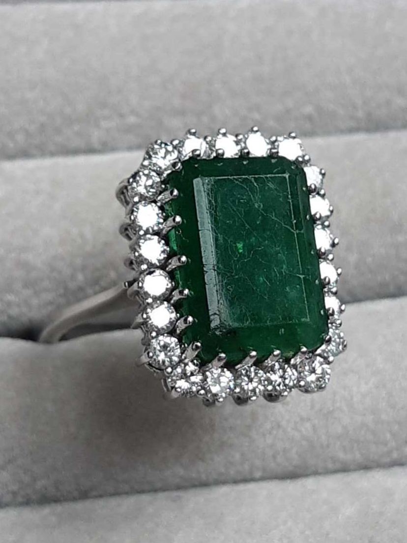 ML030 Or 14K, émeraude et diamants – Image 6