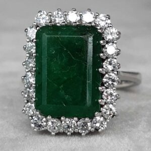 ML030 Or 14K, émeraude et diamants