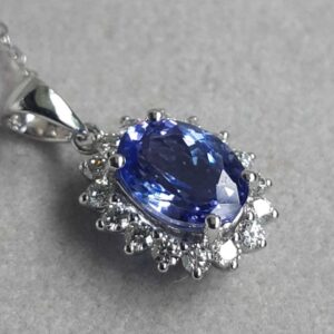 ML099 Or 18K, tanzanite et diamants