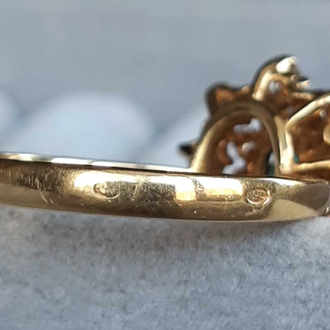 ML021 Or 18K, émeraude et diamants – Image 5