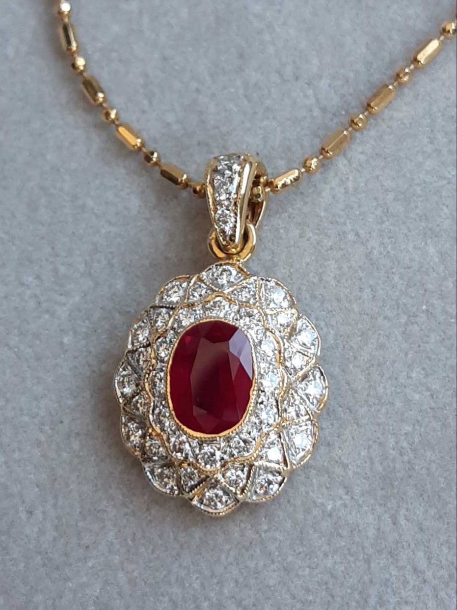 ML38B Or 18K, rubis et diamants – Image 8