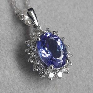 ML099 Or 18K, tanzanite et diamants