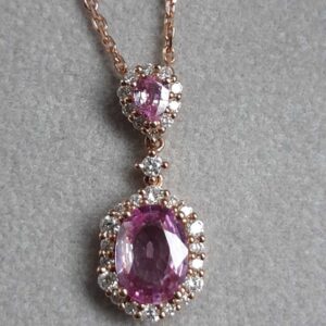 ML070 Or 18K, saphirs et diamants