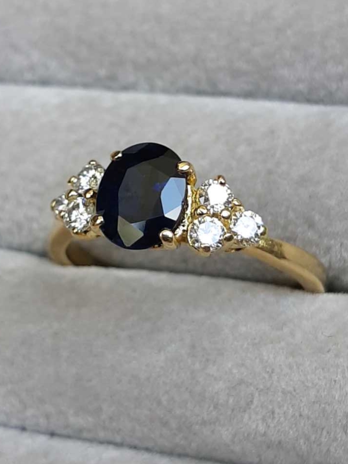 ML94B Or 18K, saphir et diamants – Image 6