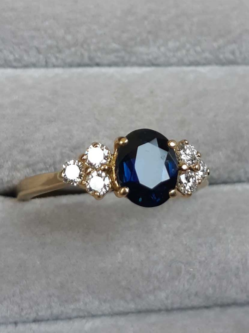 ML94B Or 18K, saphir et diamants – Image 8