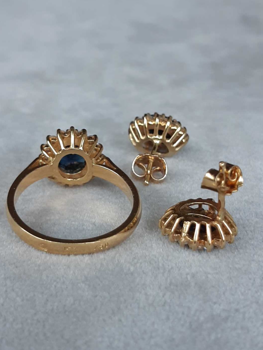 ML059 Or 18K, saphirs et diamants – Image 8