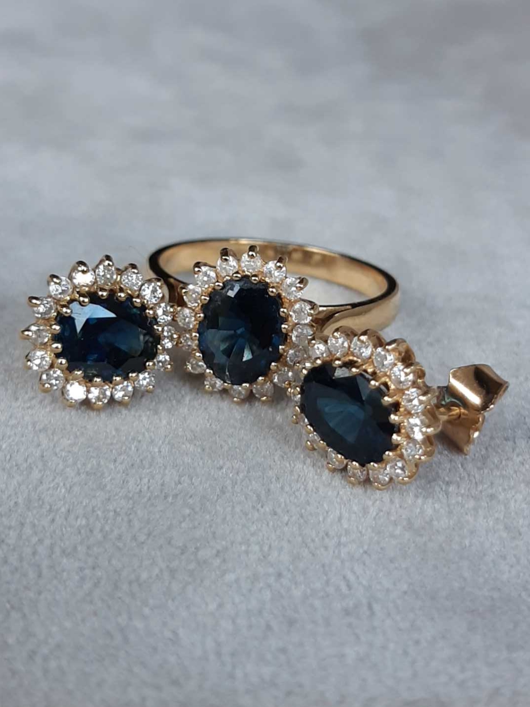 ML059 Or 18K, saphirs et diamants – Image 4