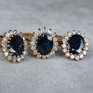 ML059 Or 18K, saphirs et diamants