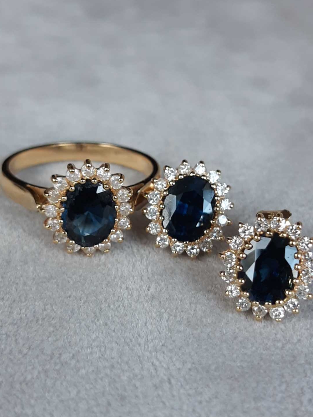 ML059 Or 18K, saphirs et diamants – Image 3