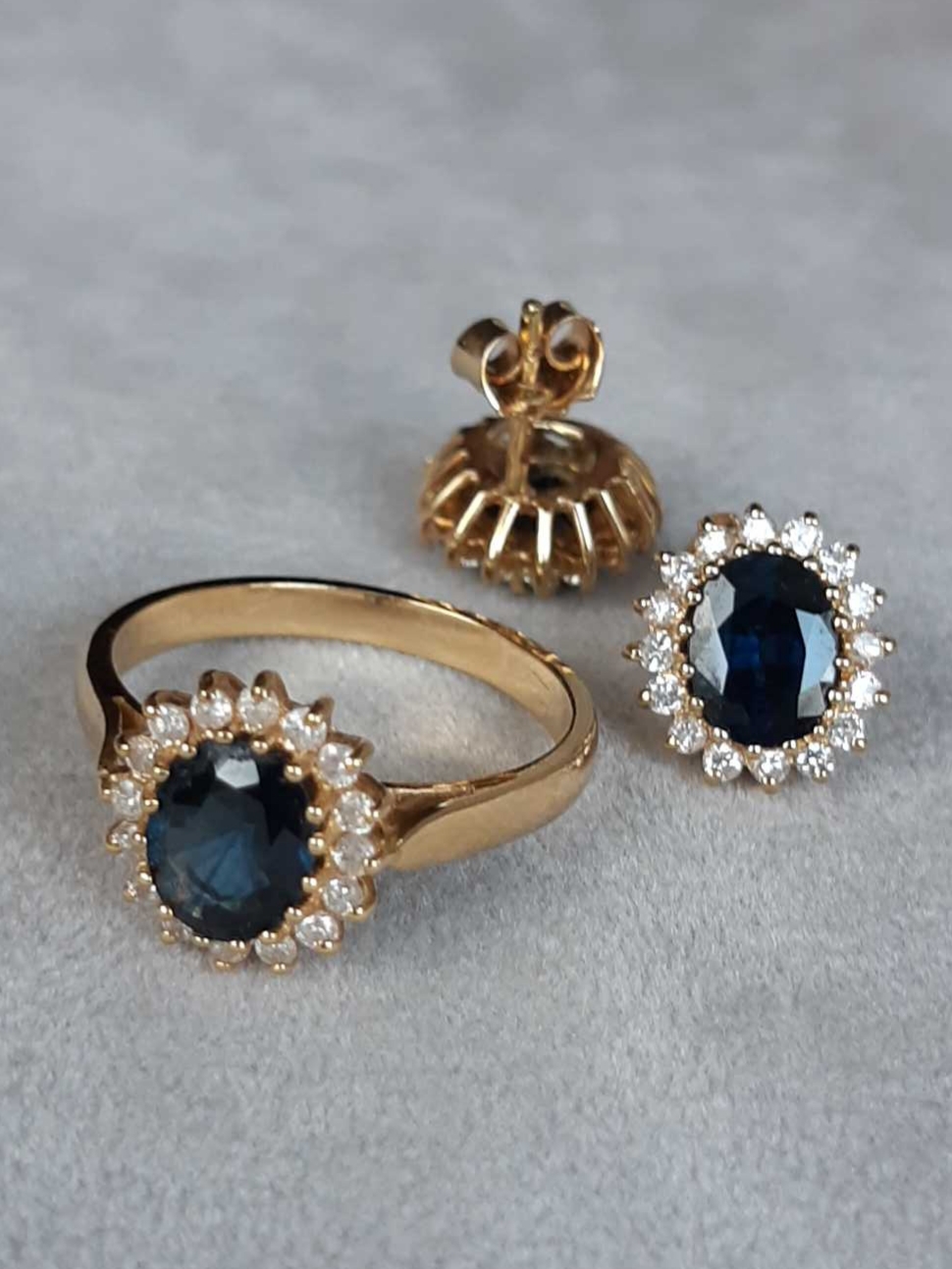 ML059 Or 18K, saphirs et diamants – Image 5