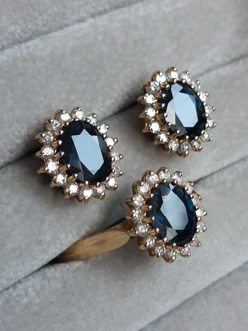 ML059 Or 18K, saphirs et diamants – Image 7