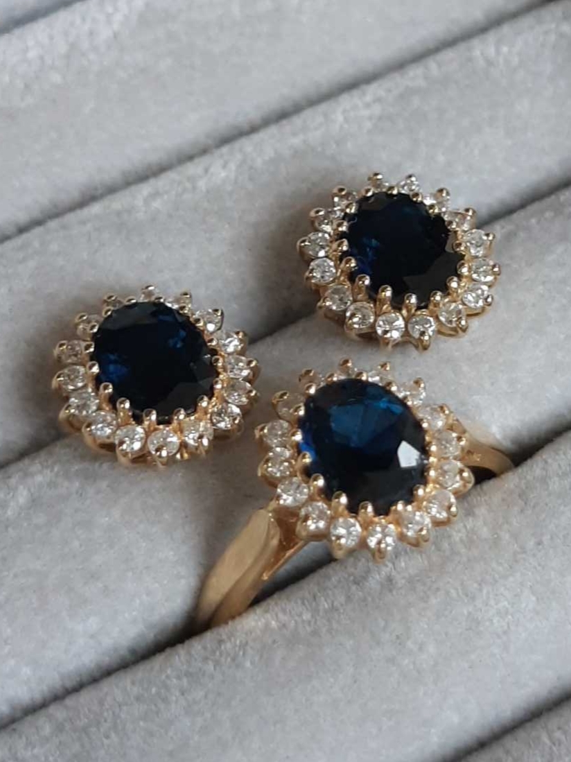 ML059 Or 18K, saphirs et diamants – Image 6