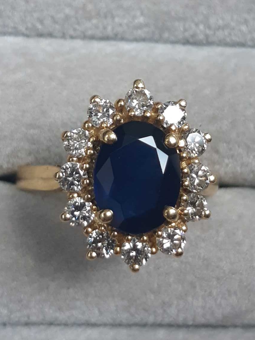 ML220 Or 18K, saphir et diamants – Image 5