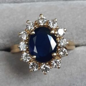 ML220 Or 18K, saphir et diamants