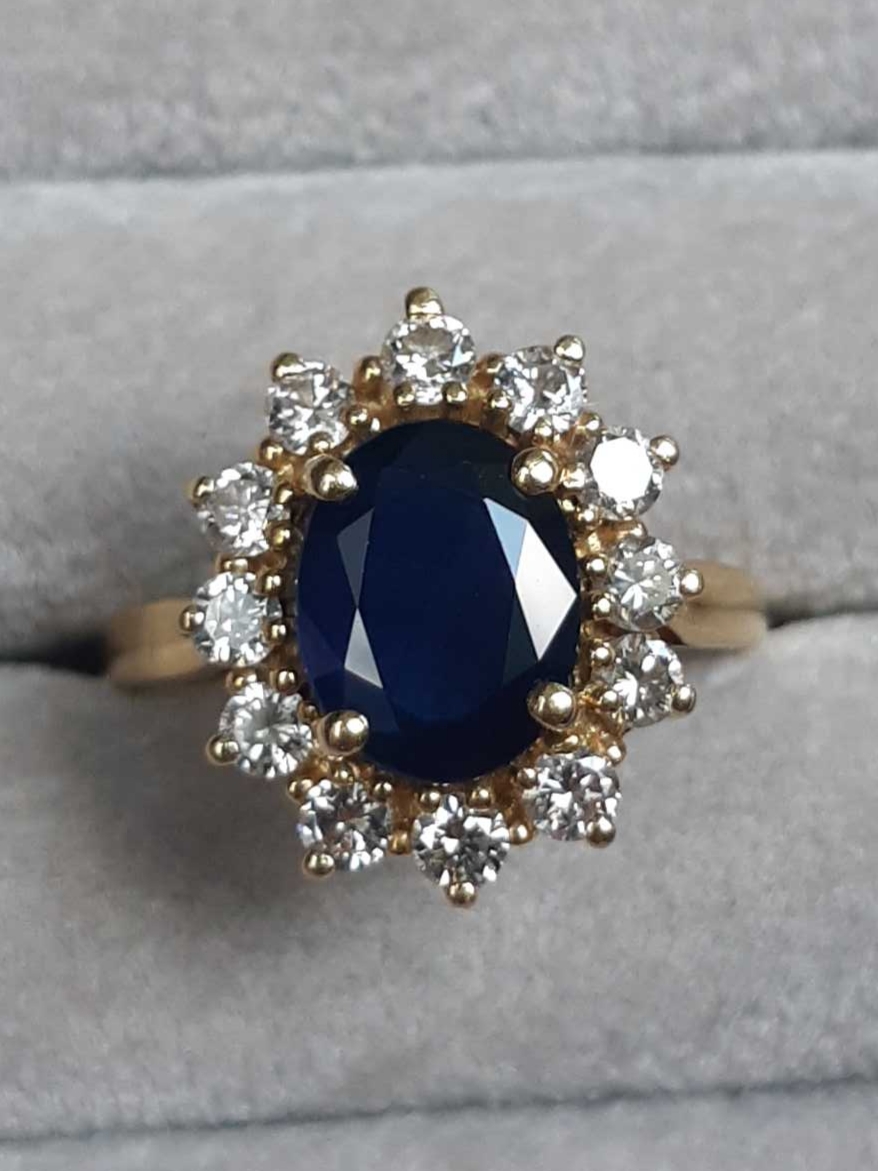 ML220 Or 18K, saphir et diamants – Image 2