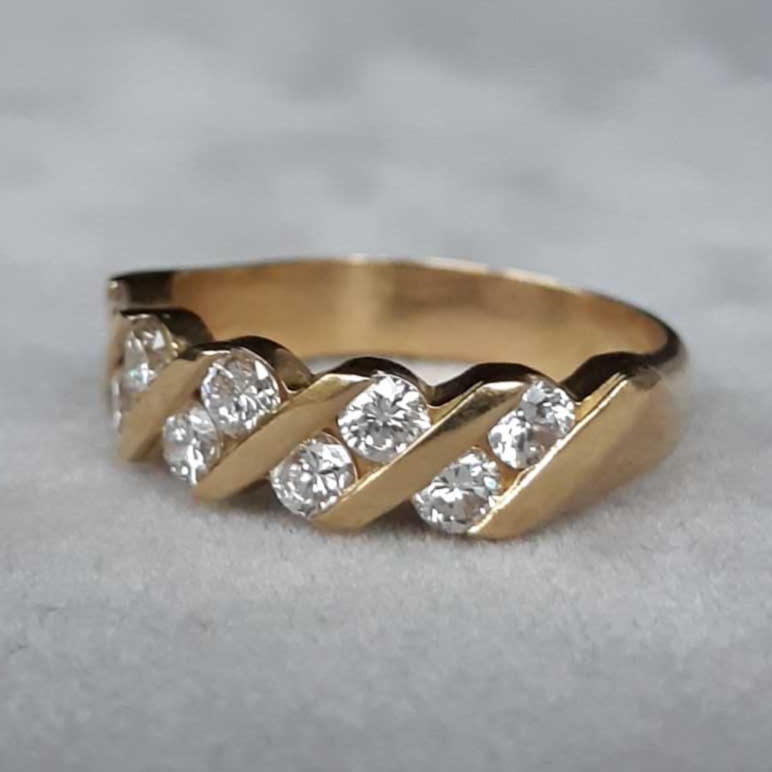 ML145 Or 18K et diamants – Image 2