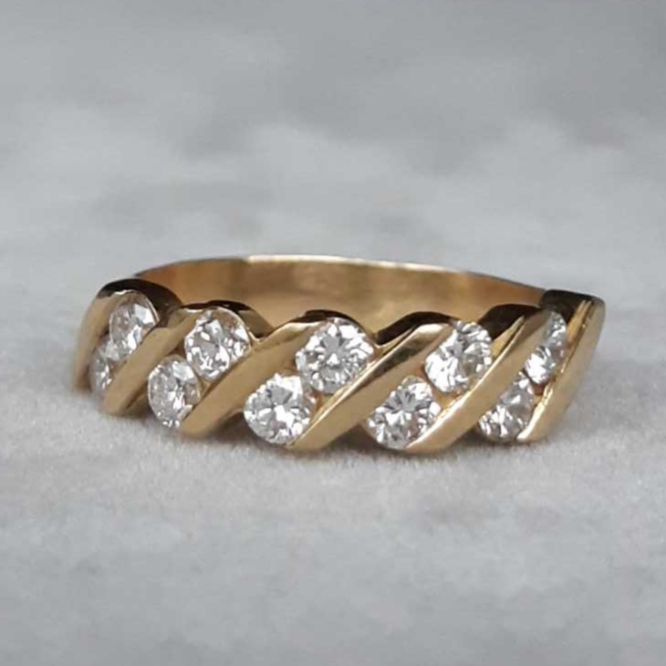 ML145 Or 18K et diamants