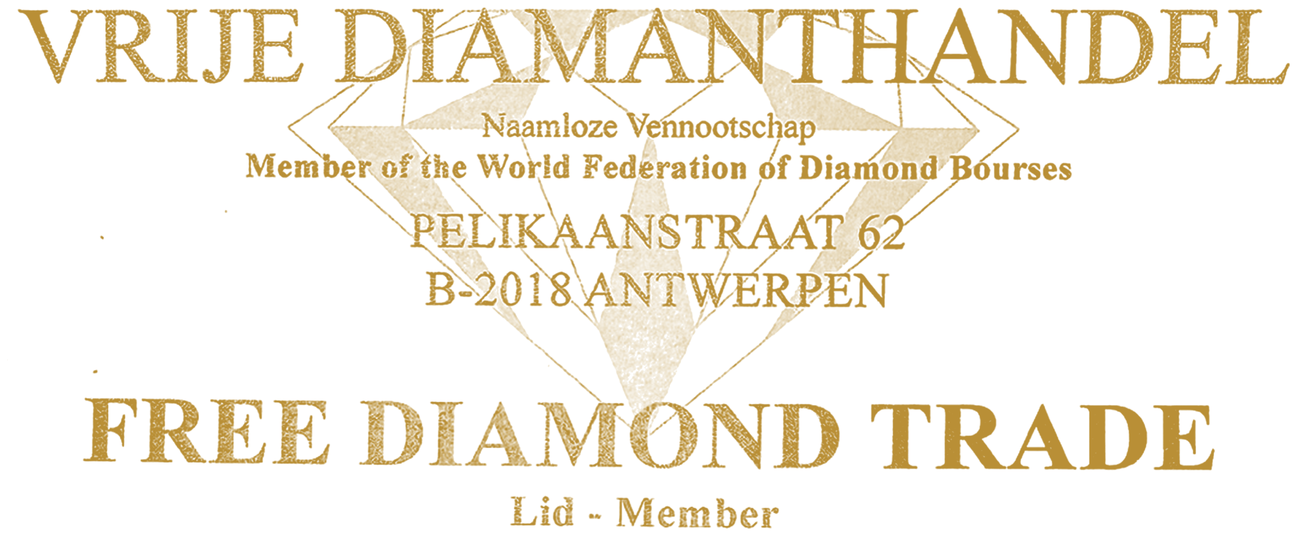 Logo Vrije Diamanthandel d’Anvers — VDH